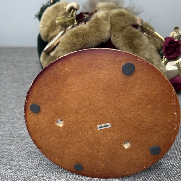 Christmas Santa Claus 15" Tall Figure Carrying Watch & Presents Decoration - Picture 13 of 14